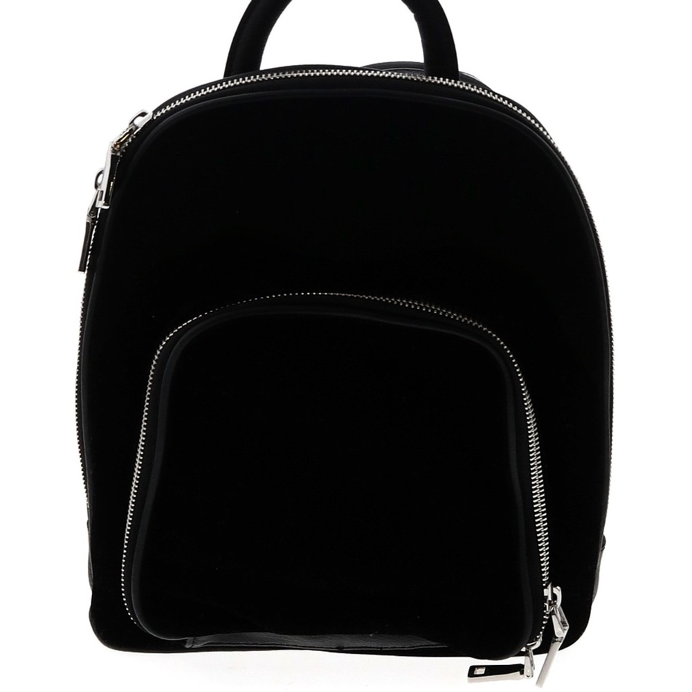 INC velvet black backpack purse